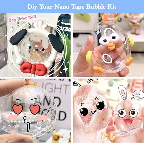 Miniatura 6 de Kit de burbujas de nanocinta, juguetes para niñas, kit de manualidades, cosas geniales para niñas, cosas lindas, cosas geniales para niños, regalo