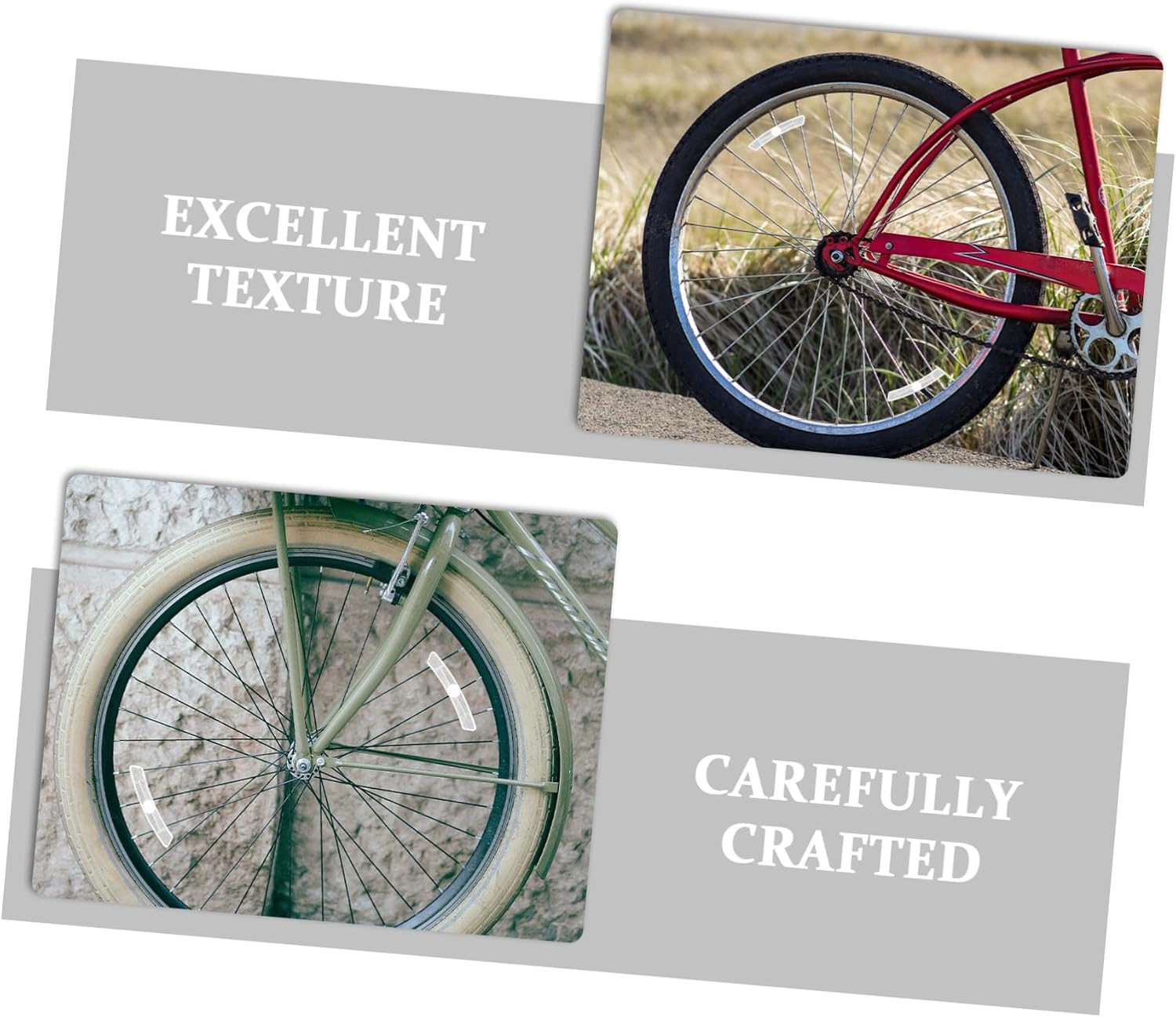 10pcs Bike Reflective for Road Bicycles Safe Cycle Essential Accessories Reflectors Tire Reflector Bike Wheel