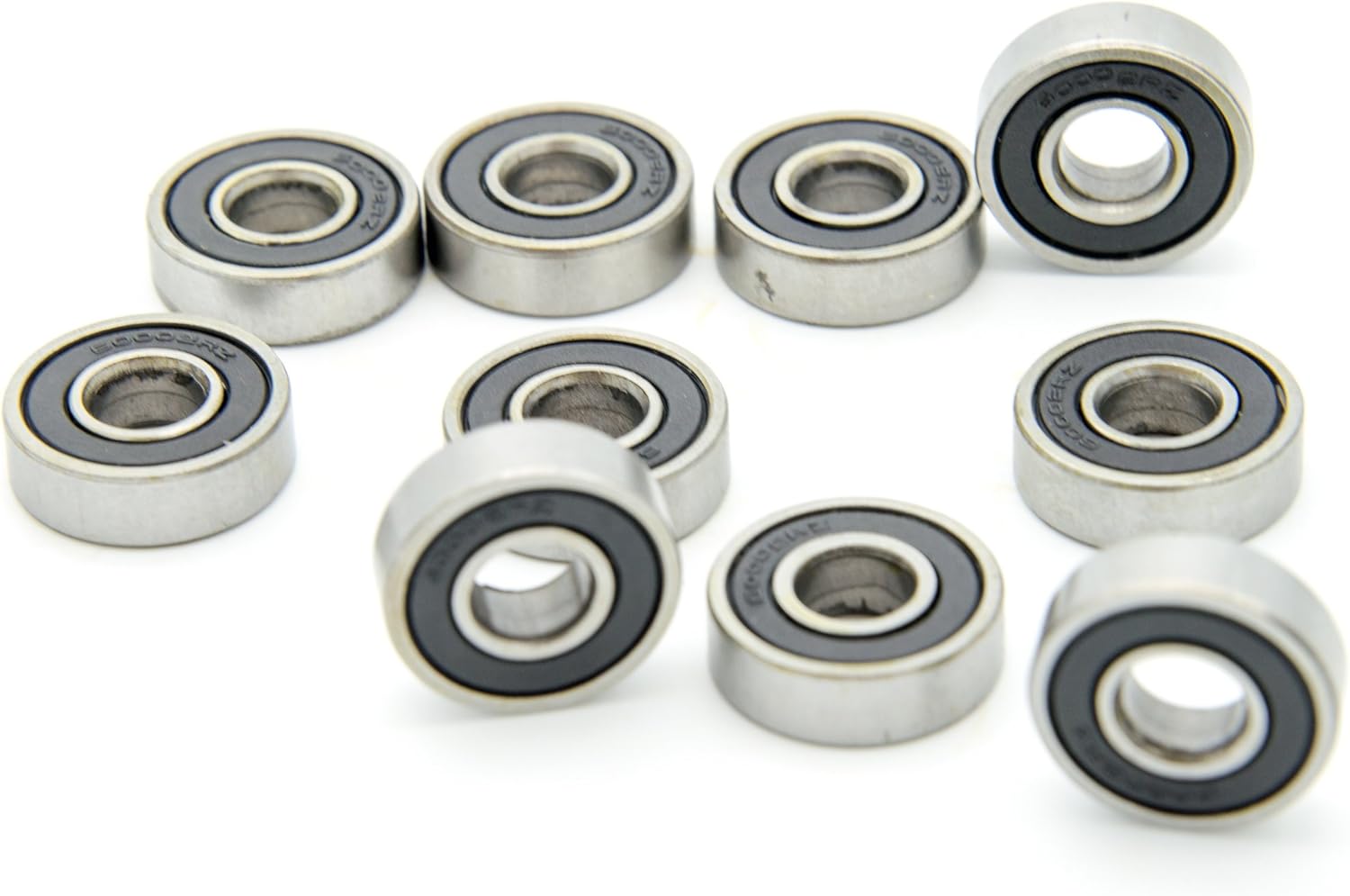 Cuscinetti A Sfera 163110-2RS, 16x31x10 Mm, 4 Pezzi, In Acciaio Al Carbonio Con Doppia Tenuta In Gomma, Per Bicicletta E Industria