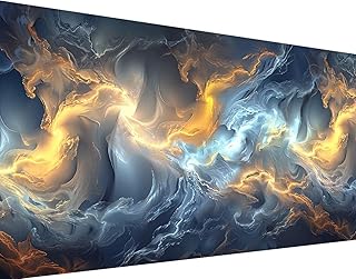 5D Diamond Painting Large 32x64in, Sfumato Art Diamond Art Kits for Adults, Gold Diamond Art Kits, Round Drill Diamond Art Painting, Gem Art Diamond Dots Embroidery Crafts for Adults, Home Decor F-4