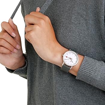 Amazon.co.jp: Mondaine Classic 40mm 腕時計 | St. Steel Brushed