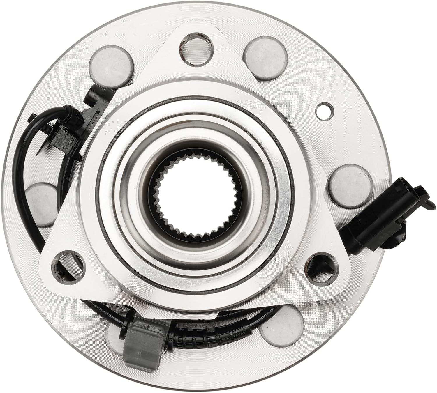 KAX 515096 1PC Front Wheel Hub Bearing Compatible with GMC Yukon XL 1500 2007-2014,W/ABS 6 Lugs Wheel Bearing and Hub Assembly