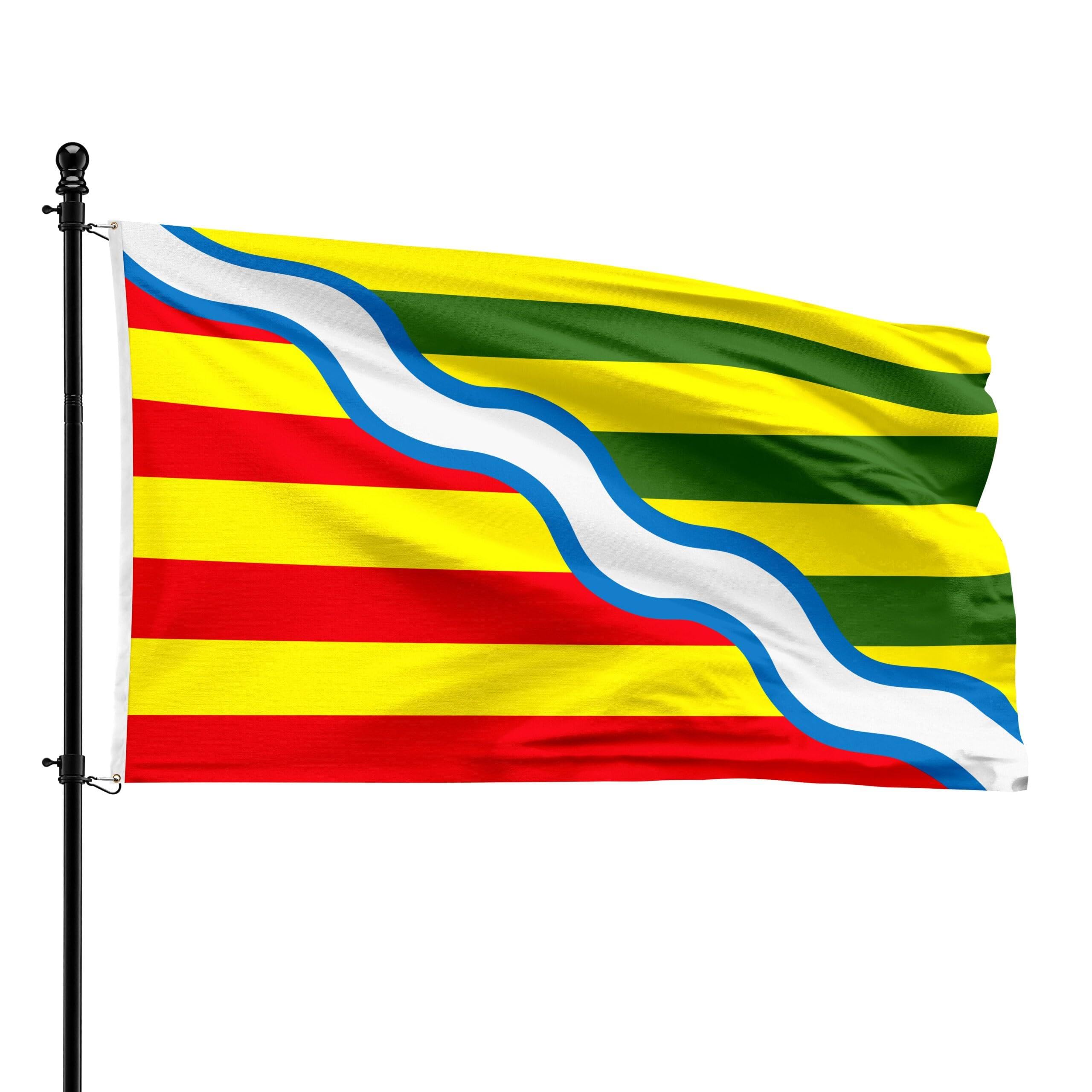 Drapeau d'Oudsberg anti-décoloration 90 x 150 cm pour remplacer vos pavillons usés