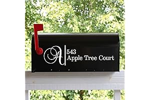 Fully Customizable Solar Mailbox Numbers