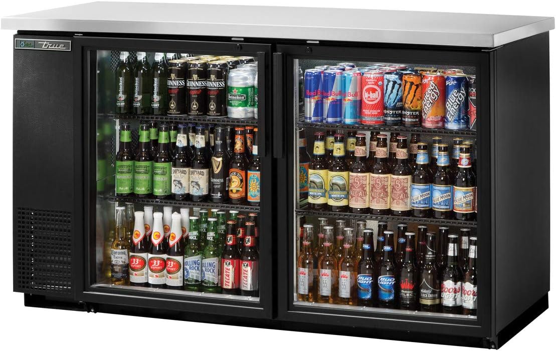 True Underbar Glass Door⁣ Back Bar Cooler