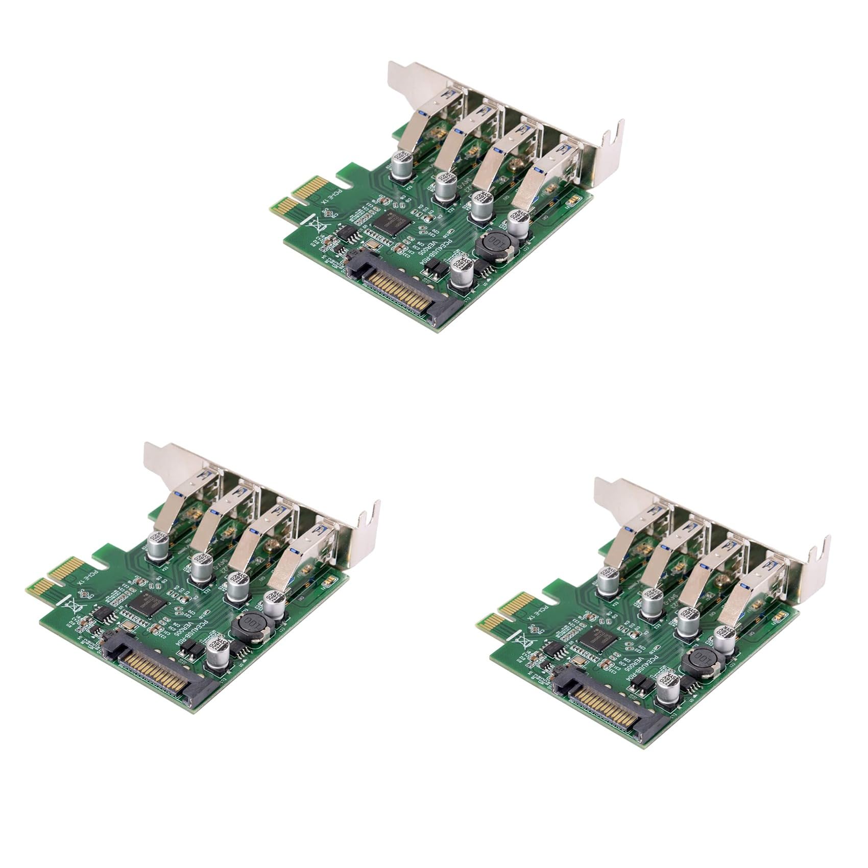 3 x Low Profile 4 porty PCI-E na USB 3.0 HUB PCI Express rozszerzenia karty 5 Gbit/S USB 1.1/2.0/3.0 operacyjne systemy operacyjne