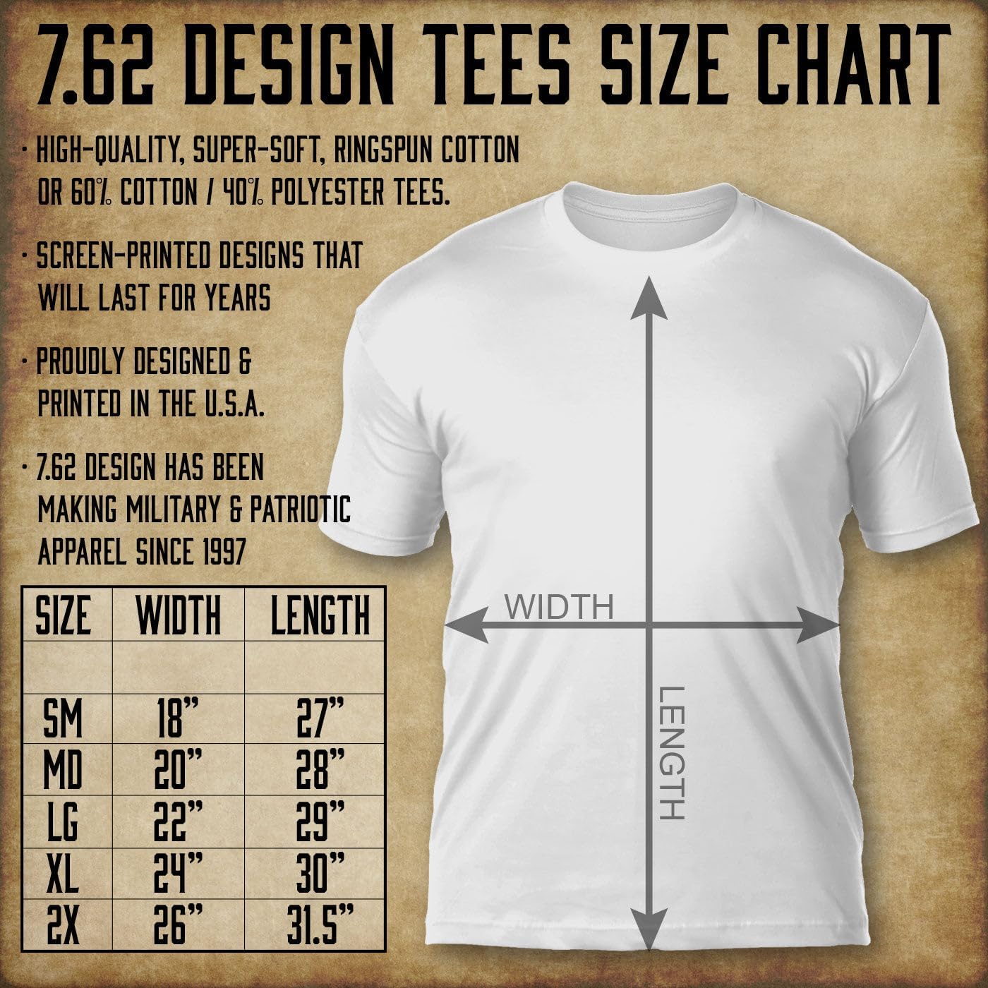 7.62 Design US Marine Corps Tactical Flag USMC T-Shirt