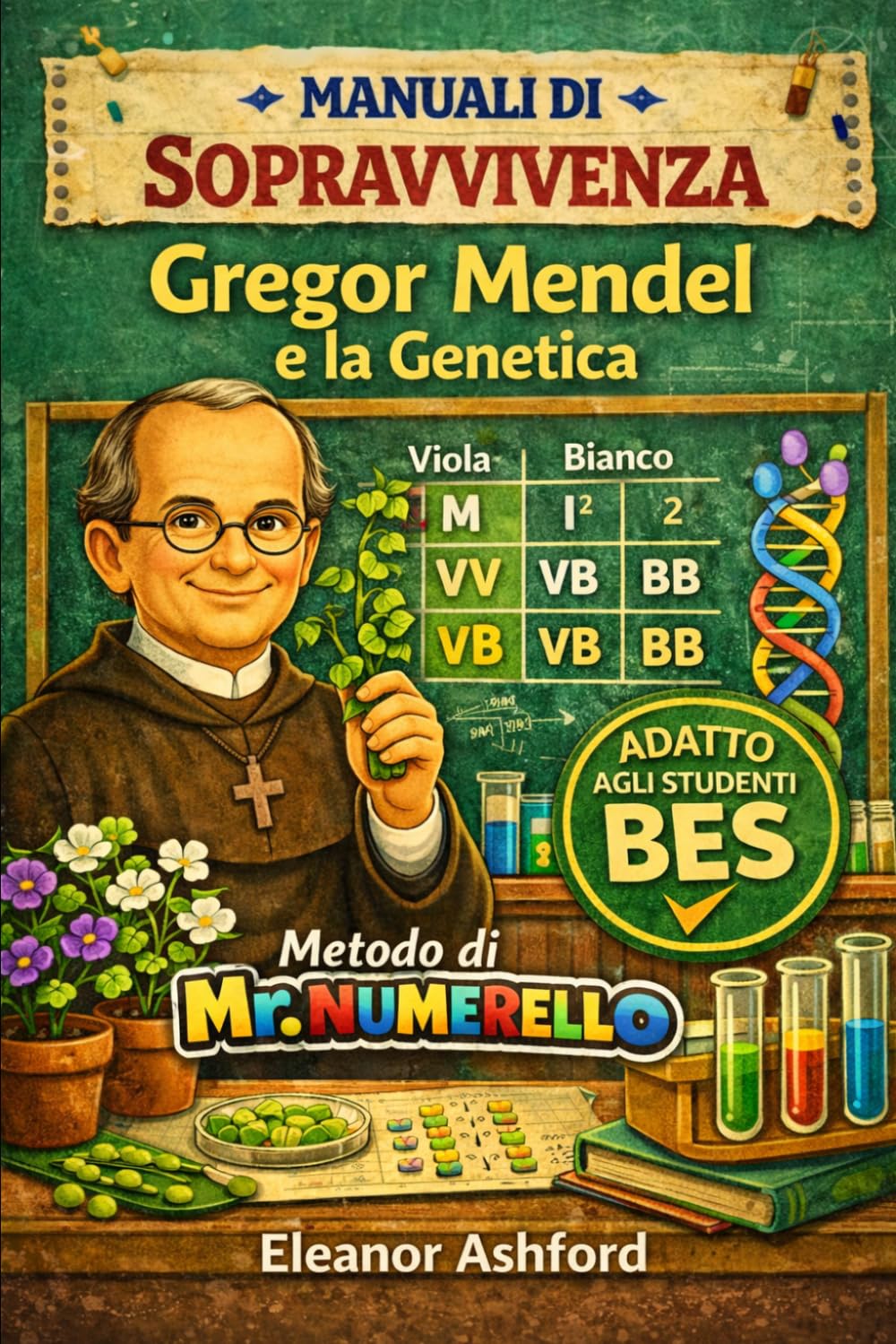 Gregor Mendel e la Genetica: Manuali di Sopravvivenza - Metodo di Mr Numerello (Manuali di Sopravvivenza di Mr Numerello - Capire senza tutor)