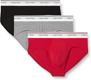 Calvin Klein Pack of 3 Men's Libra Briefs with Iconic Belt