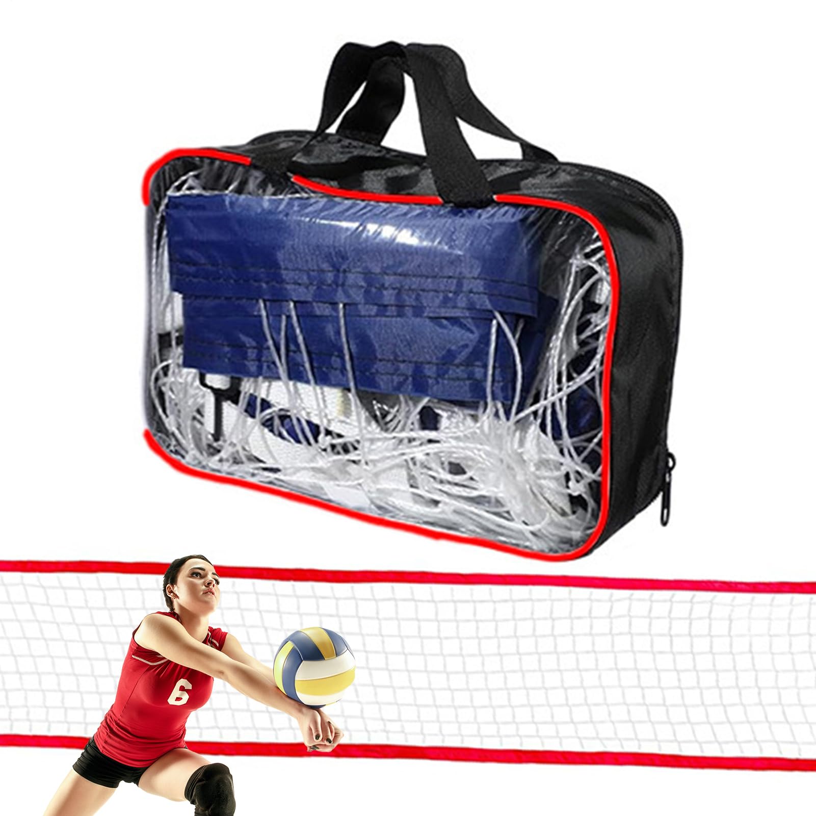 Filet De Volley Ball pour Piscine, Filet De Volley Ball De Piscine, Filet Plage Plage Réglable, Équipement Sportif Réglable pour Plage Jardin Adultes Fête Tennis