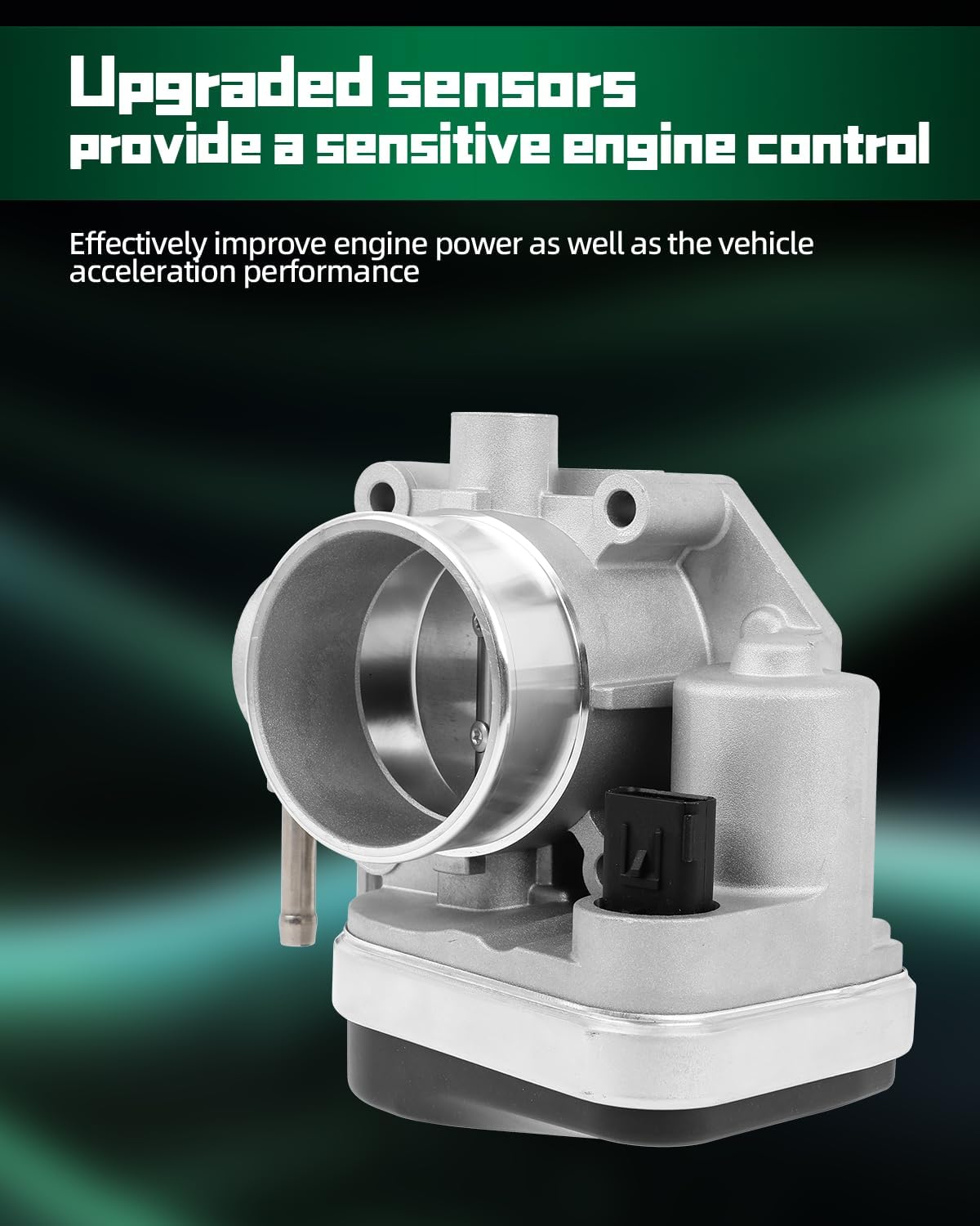 SCITOO Electronic Throttle Body Assembly Compatible with 2006-2009 for Ford for Fusion, 2006 for Lincoln for Zephyr, 2006-2009 for Mercury for Milan, 3.0L, Replace S20028, 1G5006, TB1017