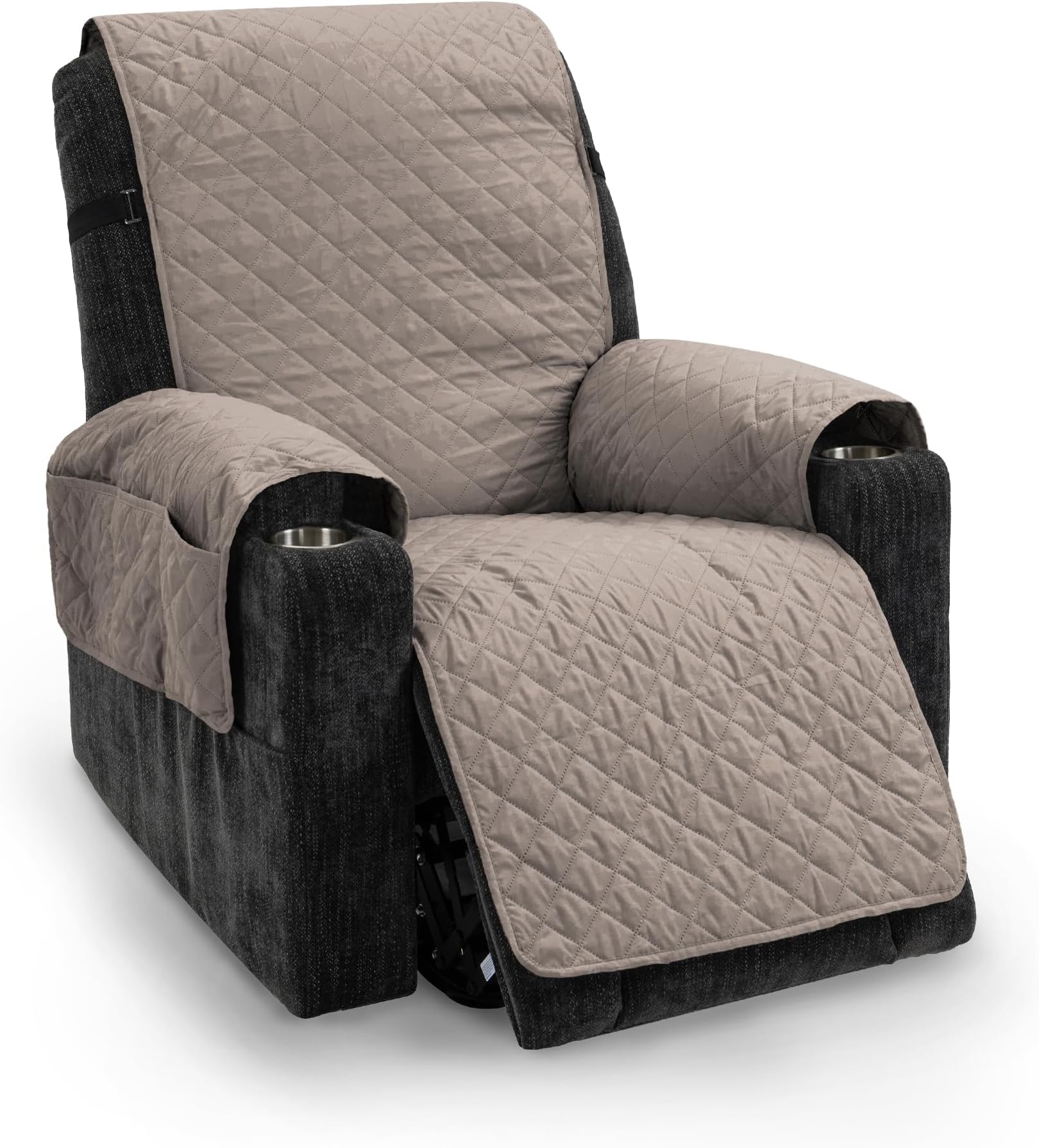 Sesselschoner Mit Armlehnenschutz - Rutschfester Bezug Für Sofa & Sessel, Waschbar