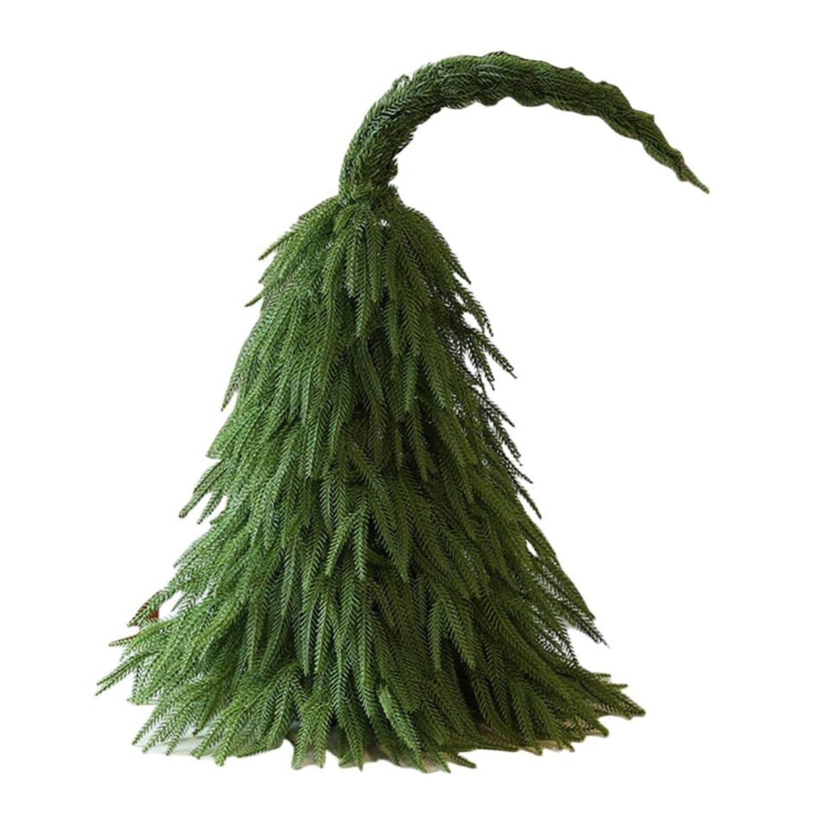 6ft Christmas Tree Small Christmas Tree for Desktop Little Artifical Green Xmas Tree for Indoor Home Decorations (Green)(60cm)