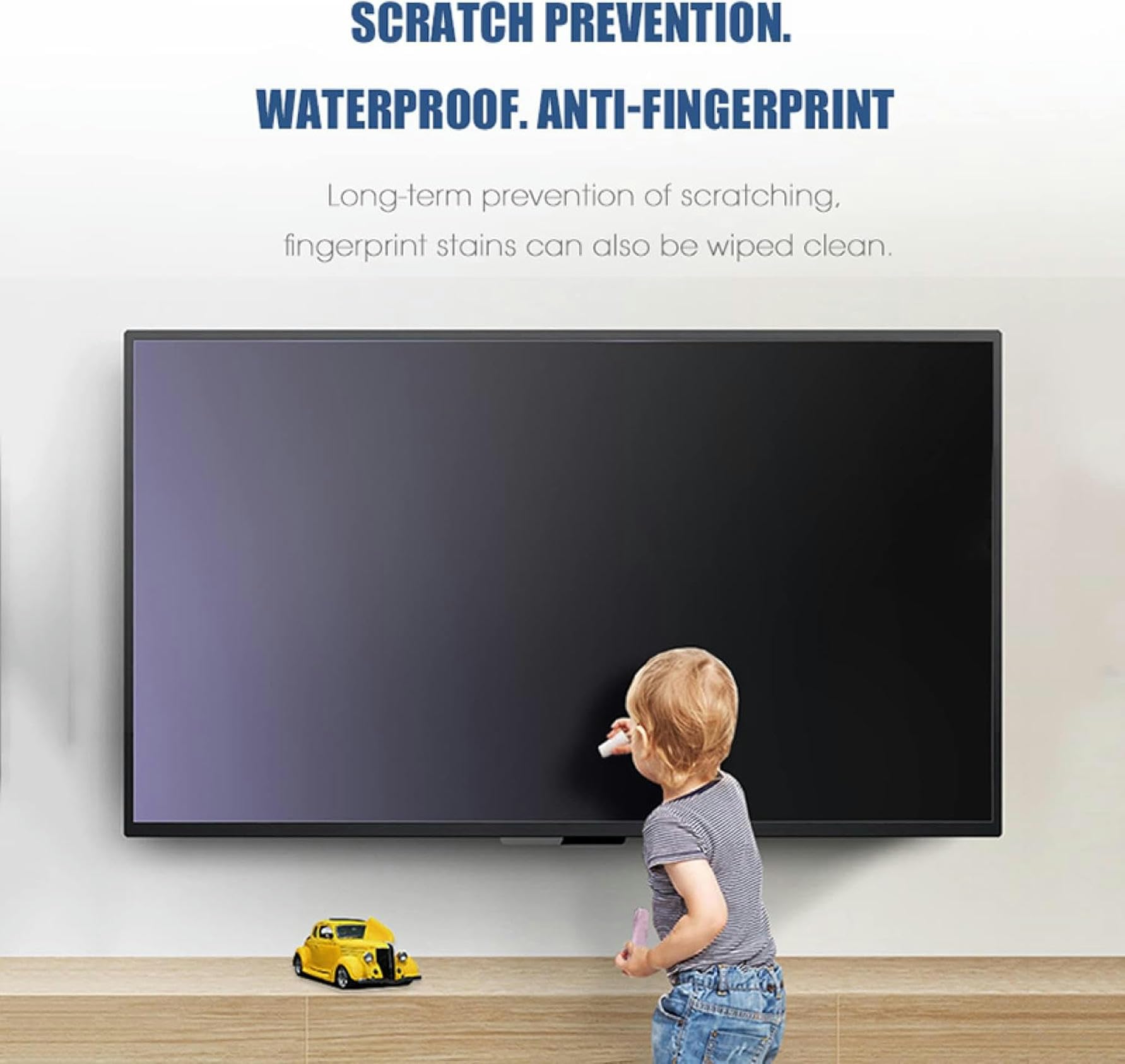 Folia Ochronna Na Ekran Telewizora, Filtr Przeciw Niebieskiemu Światłu, Przeciwodblaskowy, Przeciwzarysowaniowy, Przeciwodblaskowy Do Monitora Smart Tv 4K Led Lcd/A/39 C,A-47 Inches 1044x590 mm