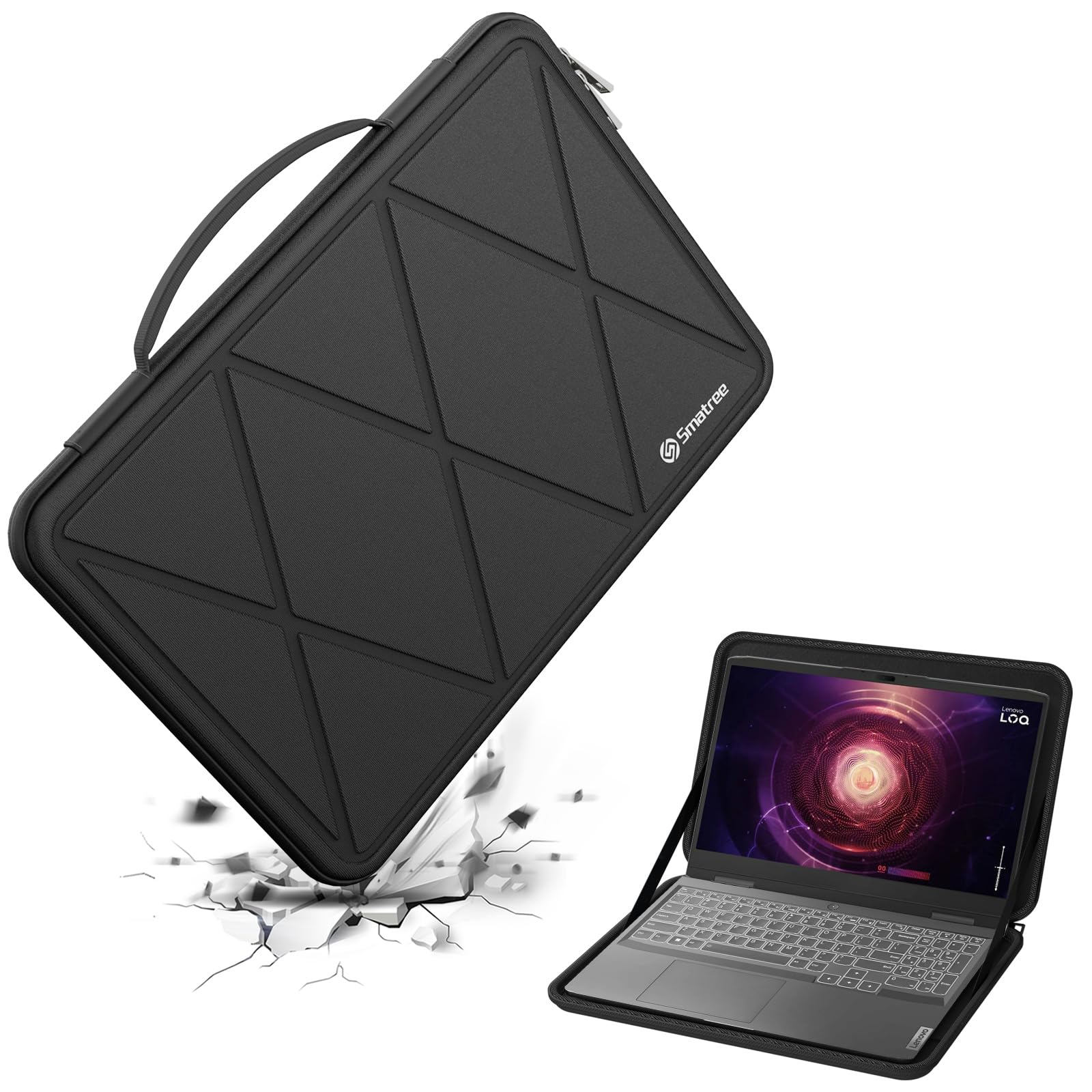 Serie Contour Custodia In Pelle Blu Per Lenovo V15 Gen 4 (15,6") - Protezione Con Supporto Ergonomico