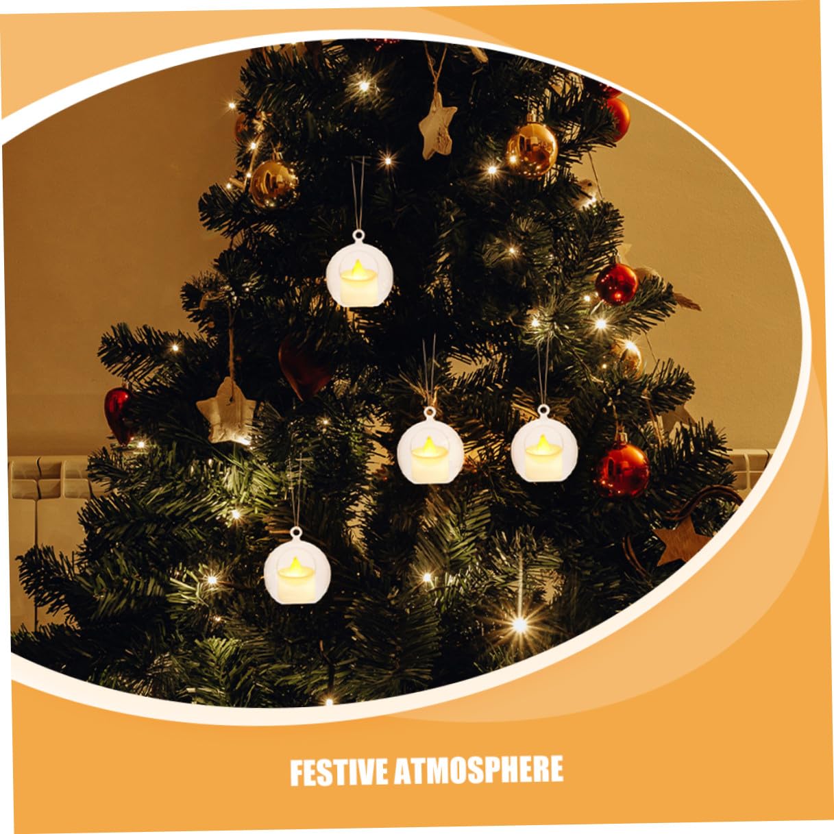 SEWACC Bolas de Adorno Transparentes Huecas de 8 Cm para Colgar, 20 Unidades de Plástico Resistente para Decoración Navideña, Bodas, Cumpleaños y Fiestas, Adornos Rellenables para DIY