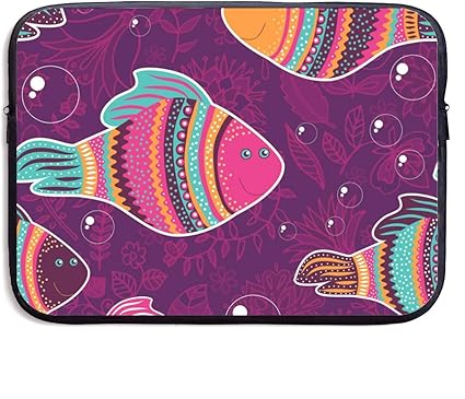Amazon 熱帯魚 カラフルな魚 パソコンバッグ ラップトップ収納カバン インナーバッグ Pcケース ノートパソコンケース 360 保護ケース 13インチ 衝撃吸収 Ewyuwer Pcバッグ ケース スリーブ 通販