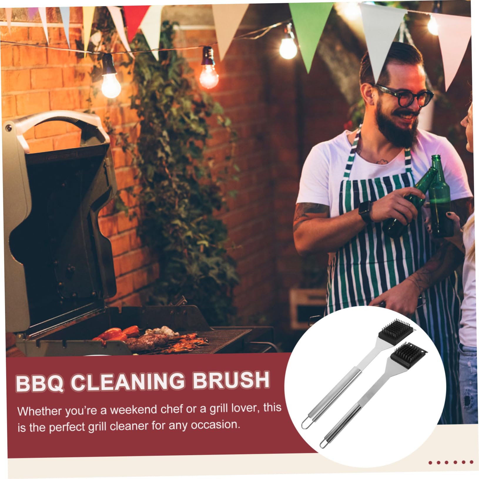 BESPORTBLE 6pezzi Per Barbecue Inossidabile Per Accessorio Per Grigliate All e Duratura Per Grill e Bbq