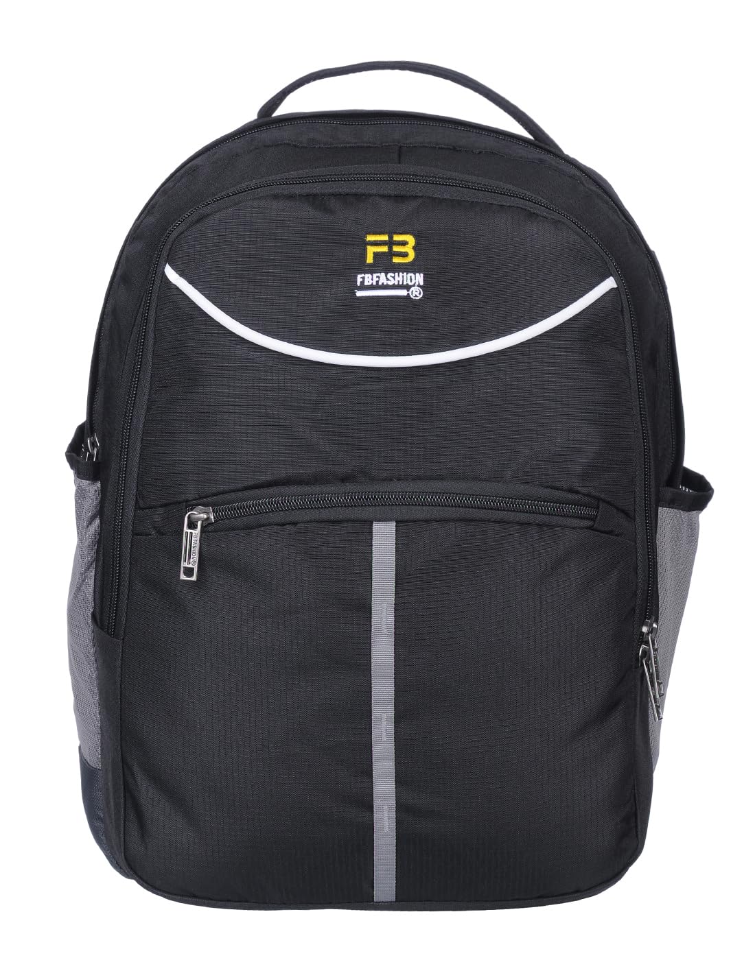 SB-306 Black Backpack for College | School | Work | Travel for Men | Women-image-7