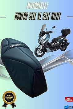 Motobros RKS Grace Uyumlu Konfor Sele K l f , Visco S nger, Siyah, Y rt lmaya Dayan kl