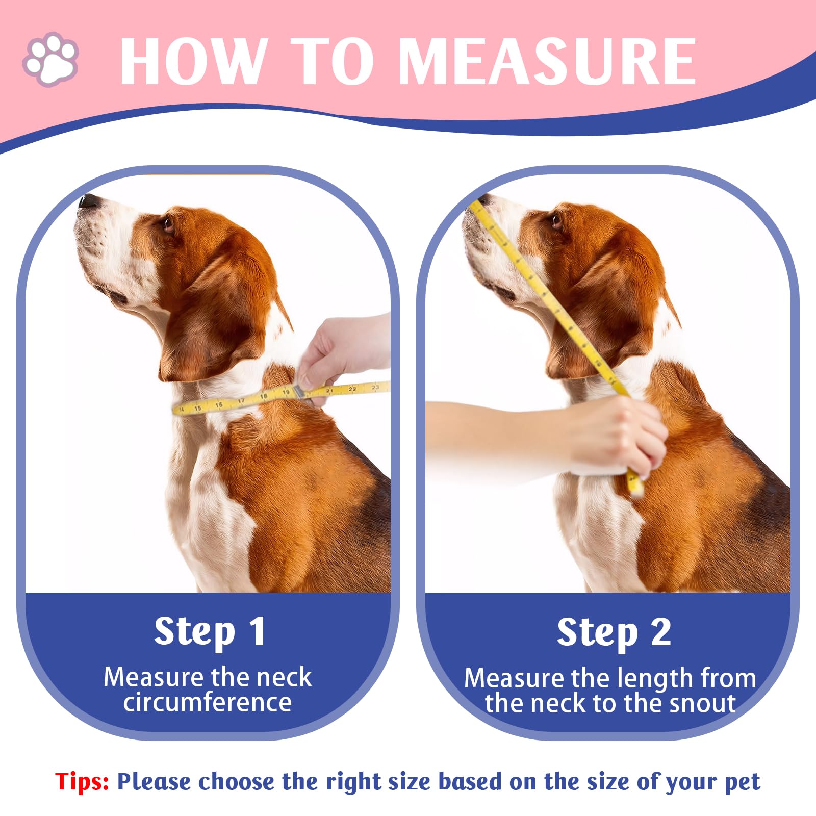 Dog Cone Collar, Adjustable Head Cone for Dogs Prevent Licking Dog Cones After Surgery Soft - Image 4