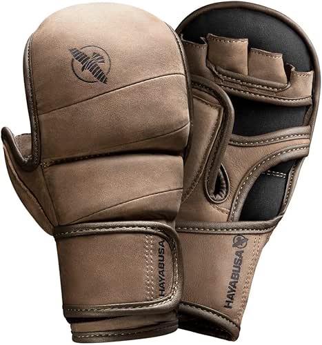 Hayabusa T3 LX Leather 7oz MMA Sparring Training Gloves Men
