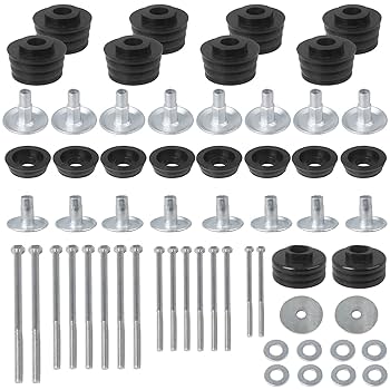 パーツ kabu101 Amazon.com: iKer Body Mount Bushing Kit Compatible with Ford