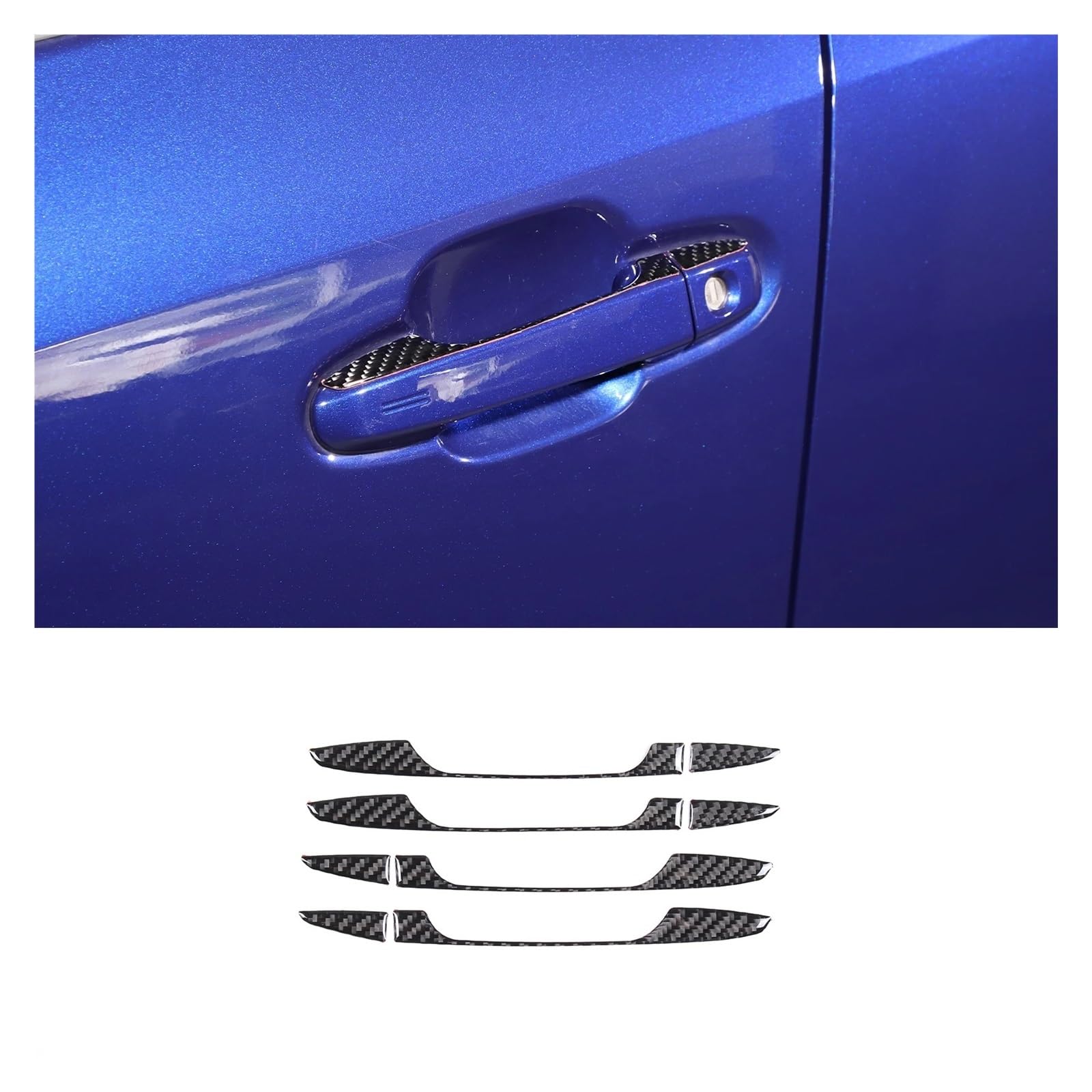 Interior Mouldings for Subaru for Crosstrek 2024 Black Carbon Fibre Car Interior Decoration Trim Frame Stickers Car Accessories Car Accessory(T-a)