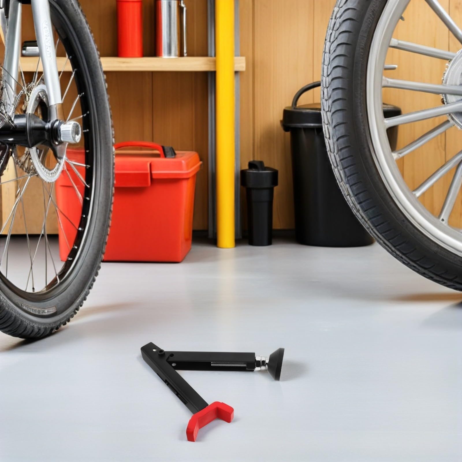 Cavalletto Moto Fuoristrada Portatile, Supporto Ruota Anteriore Posteriore
