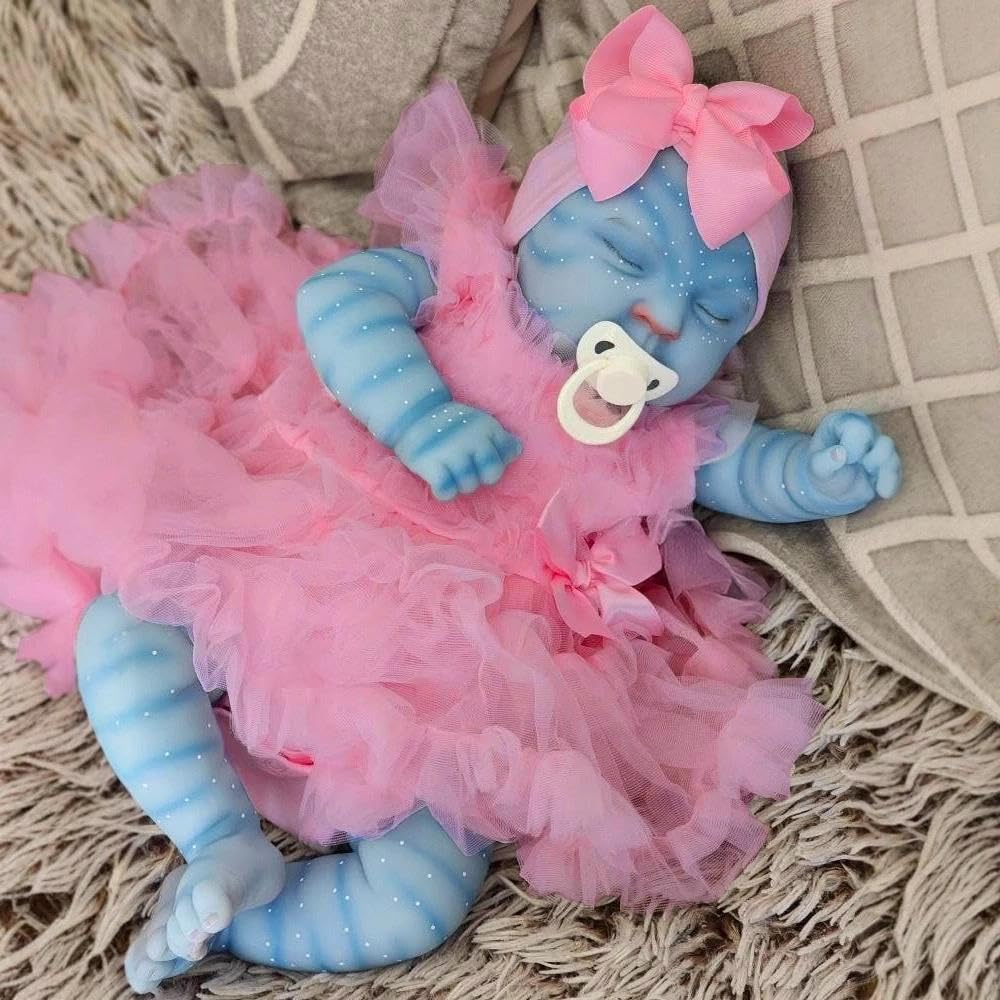 Zero Pam Avatar Reborn Baby Dolls Silicone Full Body-20 in Realistic Baby Doll, Real Life Reborn Babies, Silicone Avatar Doll Toy for Kids Age 3+