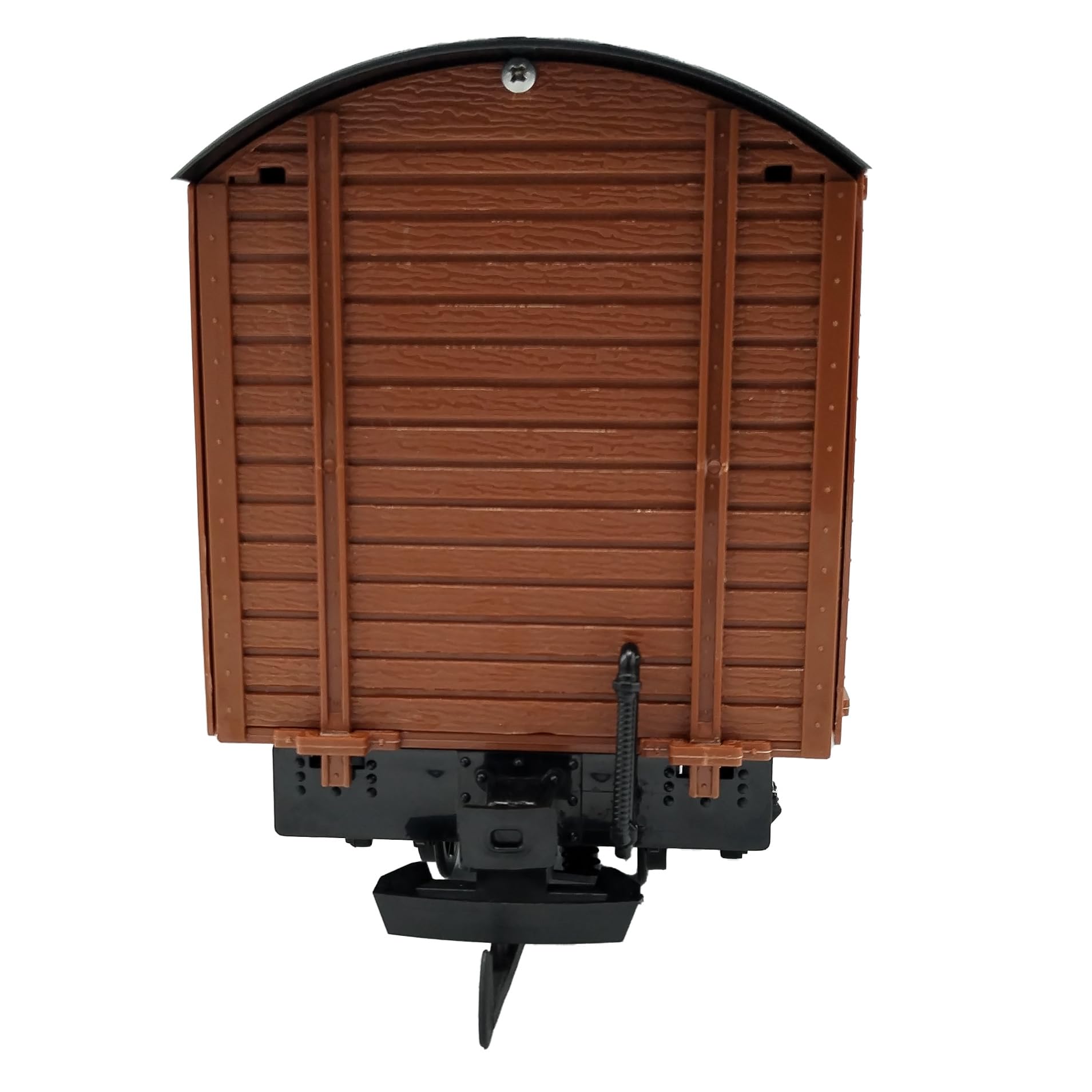 Gedeckter Güterwagen braun - Selbstbauwagen/Bausatzwagen - Gartenbahn Spur G
