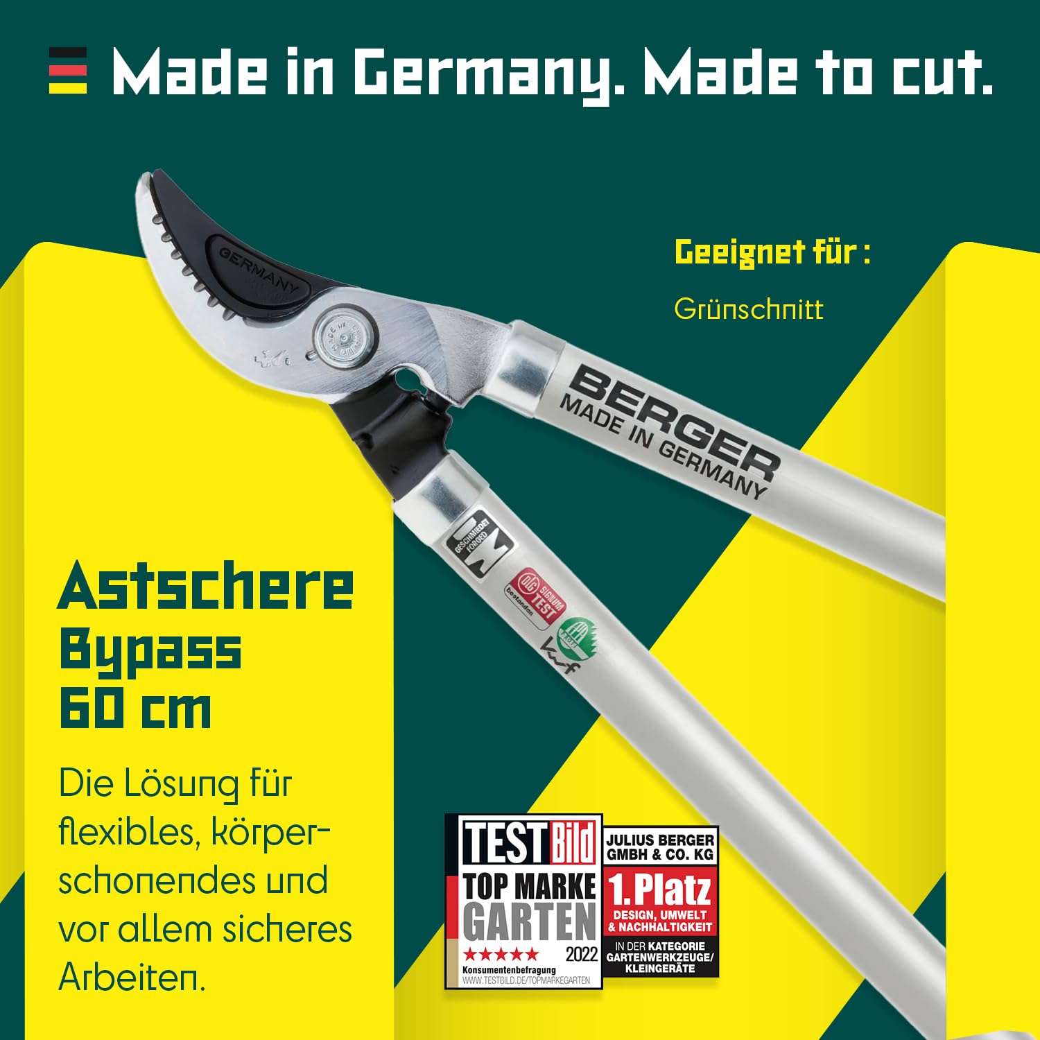 【数量限定】Berger(ベルガー) 刈込鋏 600mm 4200 Amazon | Berger(ベルガー) 刈込鋏 600mm 4200 | 刈り込みばさみ