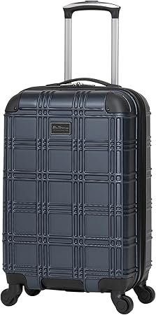 review Ben Sherman Nottingham Lightweight Hardside 4-Wheel Spinner Travel Luggage, Naval, 20-inch Carry On