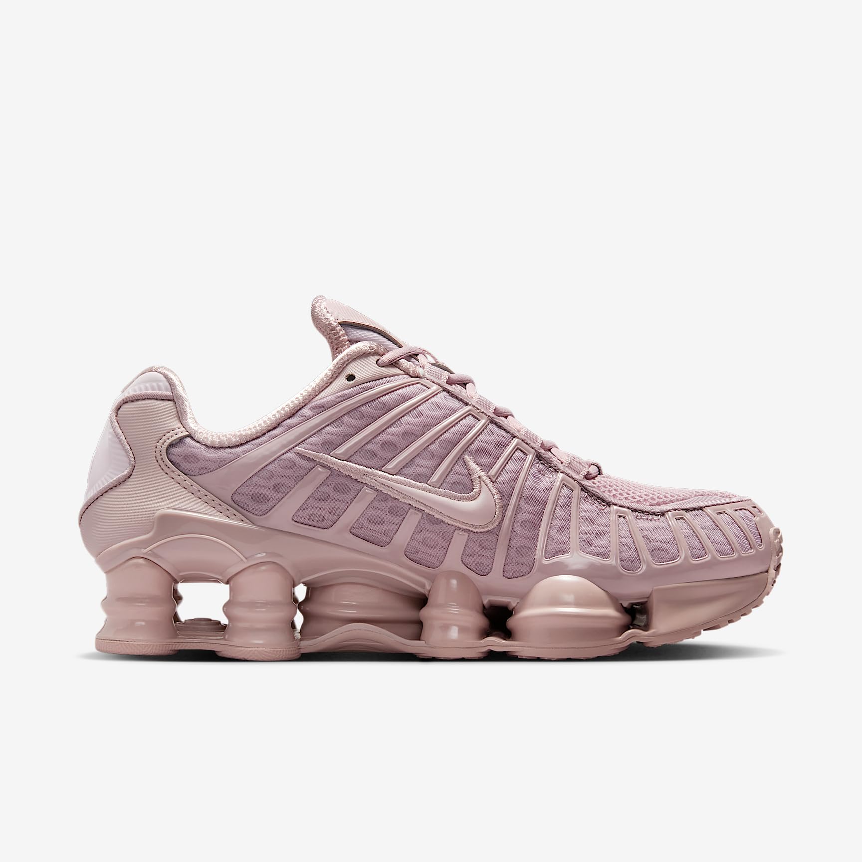 Nike Shox TL - Zapatos para mujer (rosa partícula/plata metalizada/rosa partícula)