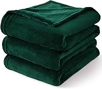 Vista 220 de BEDELITE Fleece Blanket White Throw Blanket for Couch & Bed, Luxury Plush Cozy Fuzzy Blanket 50" x 60", Super Soft Warm Lightweight Throw Blanket