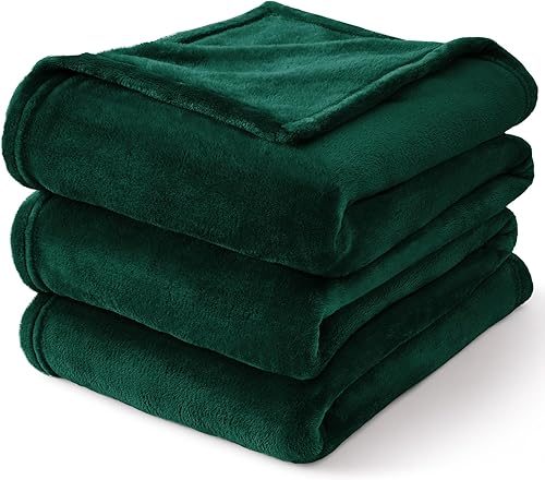 Miniatura 220 de BEDELITE Fleece Blanket White Throw Blanket for Couch & Bed, Luxury Plush Cozy Fuzzy Blanket 50" x 60", Super Soft Warm Lightweight Throw Blanket