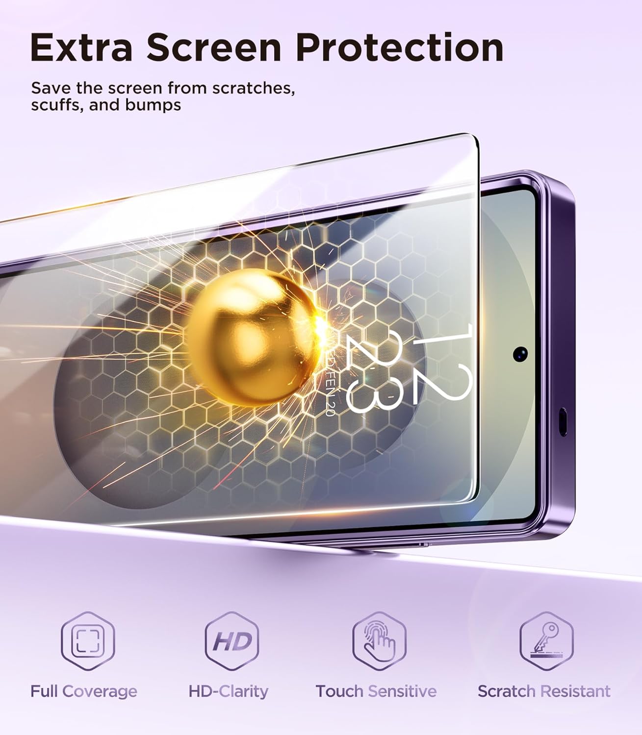 Magnetic Case Compatible with Samsung Galaxy S25 Ultra,Compatible with MagSafe,[Full Camera Protection][Screen Protector] Shockproof Plating Clear Phone Cover for Galaxy S25 Ultra(Dark Purple/Clear)