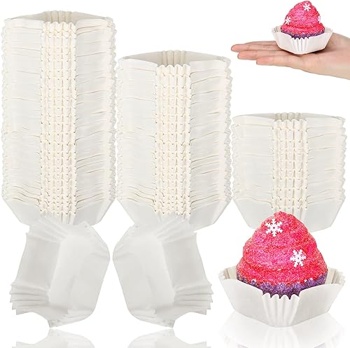 Tanlade 350 forros cuadrados para cupcakes, desechables, para brownie, para hornear, tazas y cupcakes, suministros de fiesta para bodas, cumpleaños,