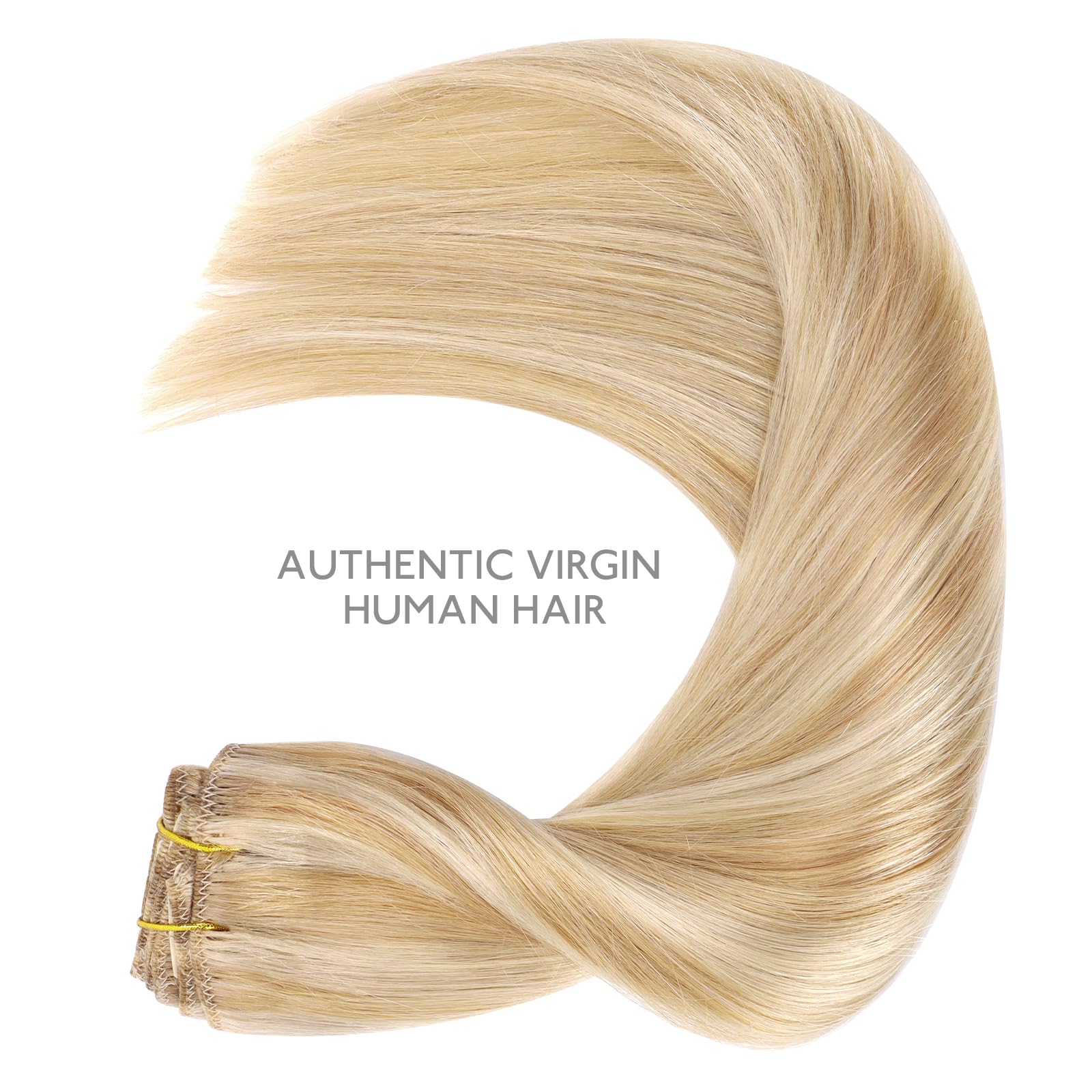 WENNALIFE Clip in Hair Extensions Human Hair 16 Inch 120g 7pcs Dark Brown Hair Extensions Clip in for Women Real Human Hair Double Weft Rallonge Cheveux Humain Extension Real Hair Extensions — view 220