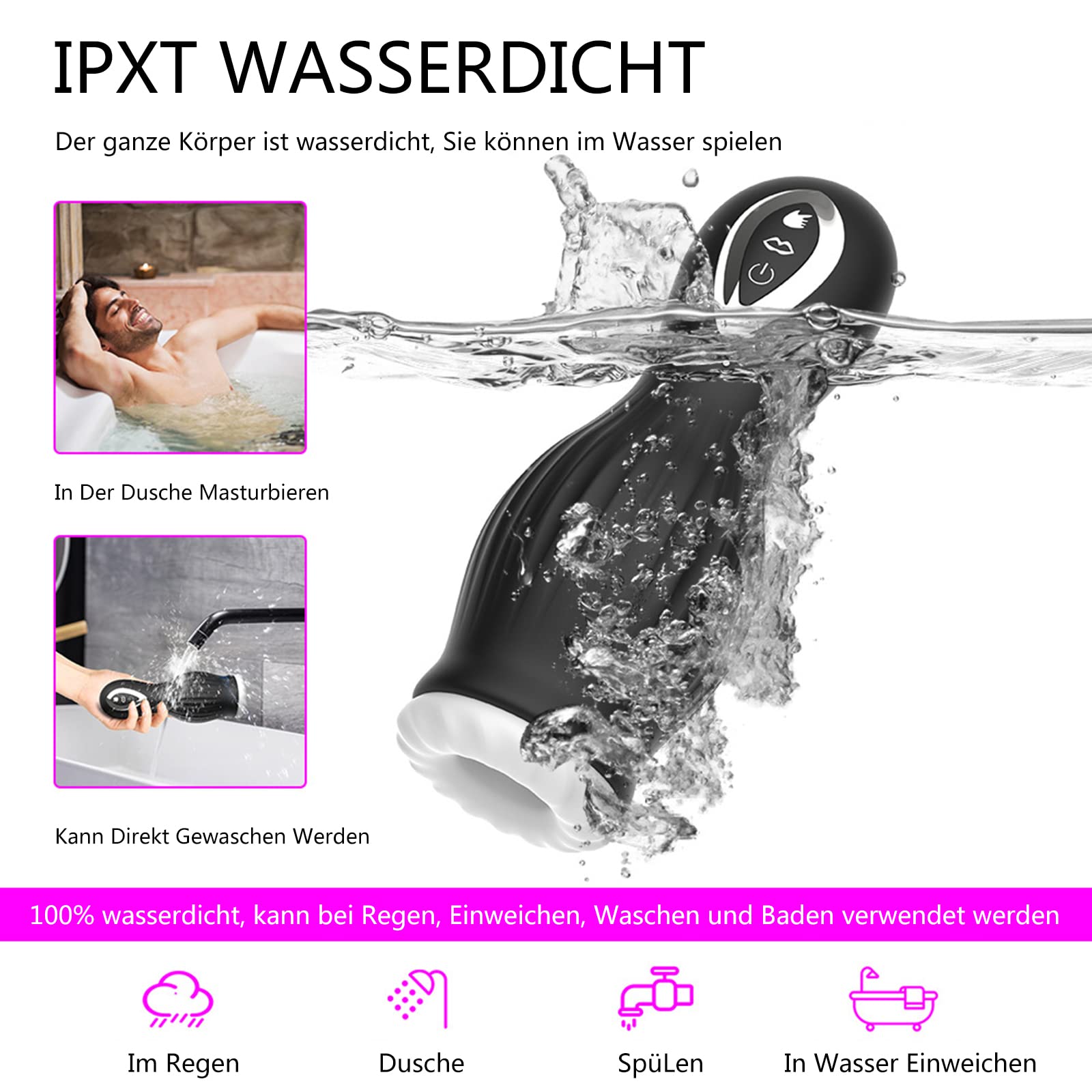 Masturbieren Fr Mnner Saugen Elektrischer Masturbatoren Sex Spielzeug  Elektrischer Masturbator Cup Automatische Penis Stimulator Vibratoren  Taschenmuschi Blowjob Mit 7 Saugmodus 7 Vibrationsmodi : Amazon.de:  Drogerie & Krperpflege