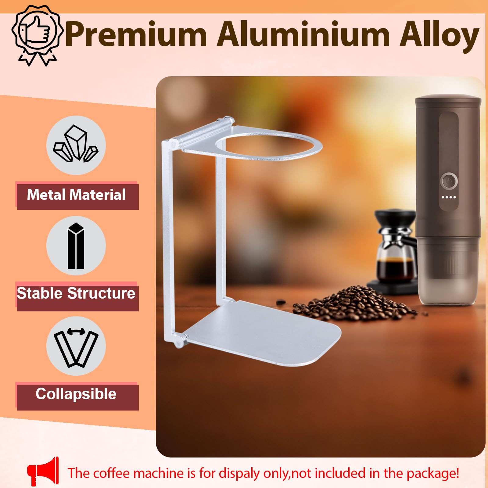 Outin Nano Espresso Stand - Foldable Coffee Accessory -3 Outin Nano Espresso Stand - Foldable Coffee Accessory -3