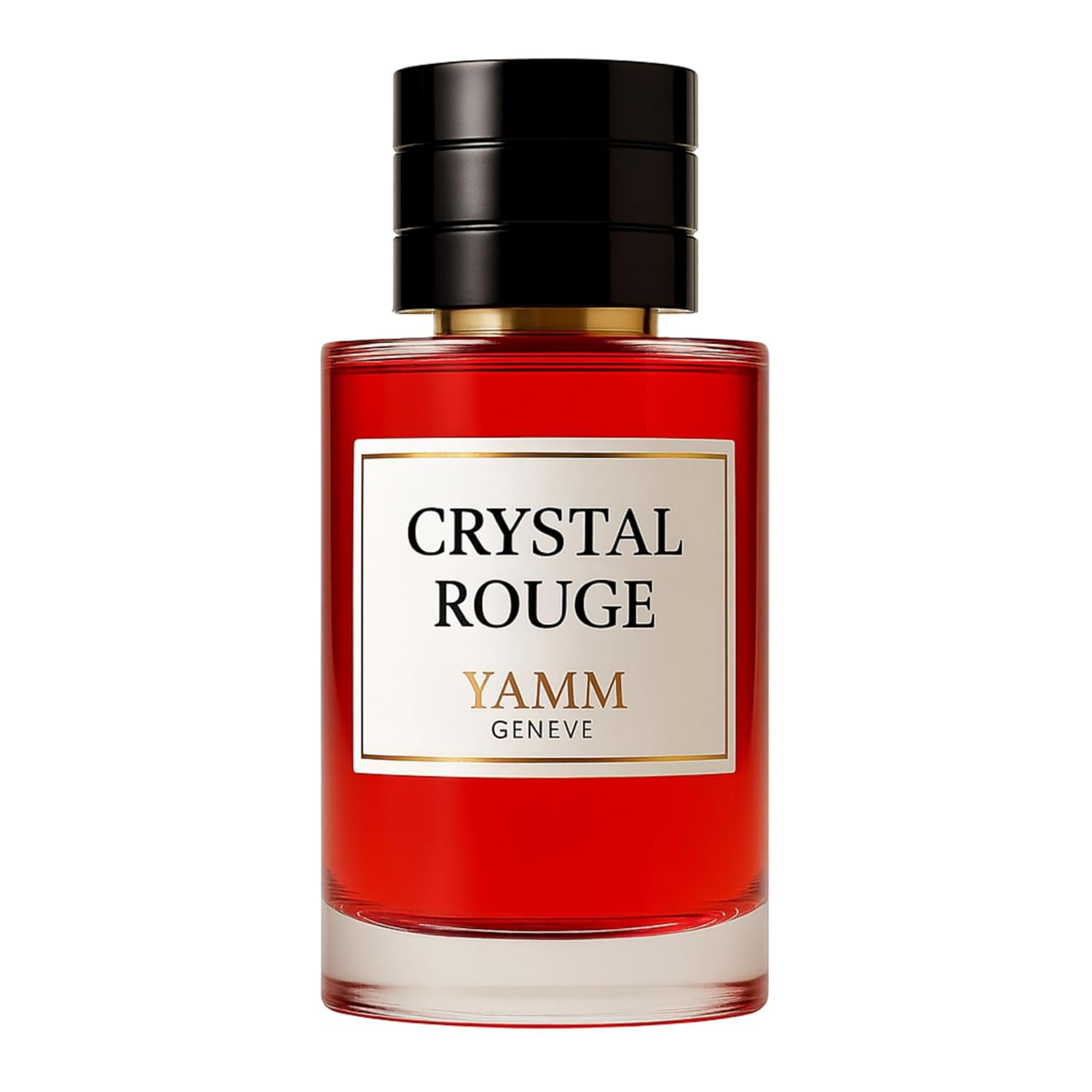 Crystal Rouge | Extrait de Parfum 50ml | Unisex Luxury Fragrance for Men & Women | Bitter Almond, Saffron & Jasmine | Amber Woody Long Lasting Perfume