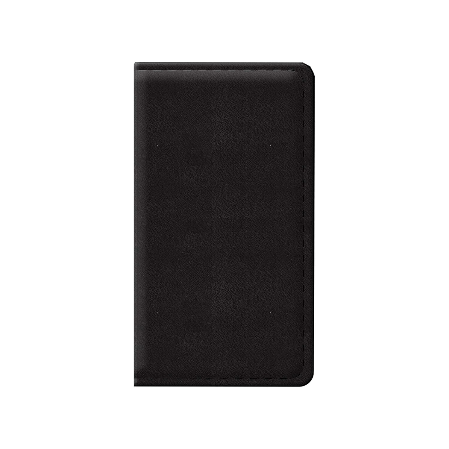 Risch Double Panel Check Presenter, Padded Vinyl with A Credit Card Holder and 2 Pockets for Receipts, Cash or Notepad, Black, 5” x 9” (Pack of 12)