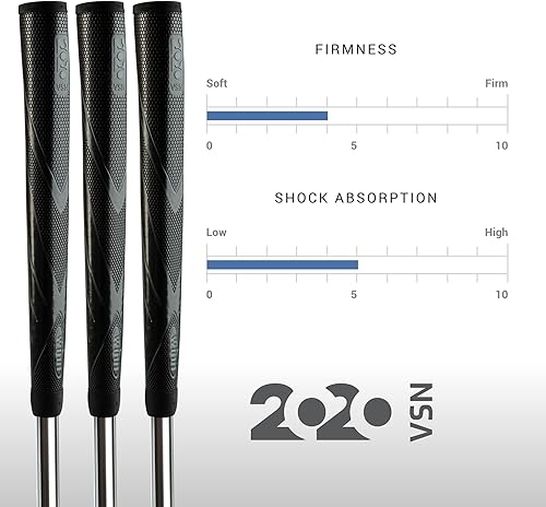 Miniatura 4 de Winn Grips Excel 2020-VSN Vision - Pistola de golf de tamaño mediano, color negro