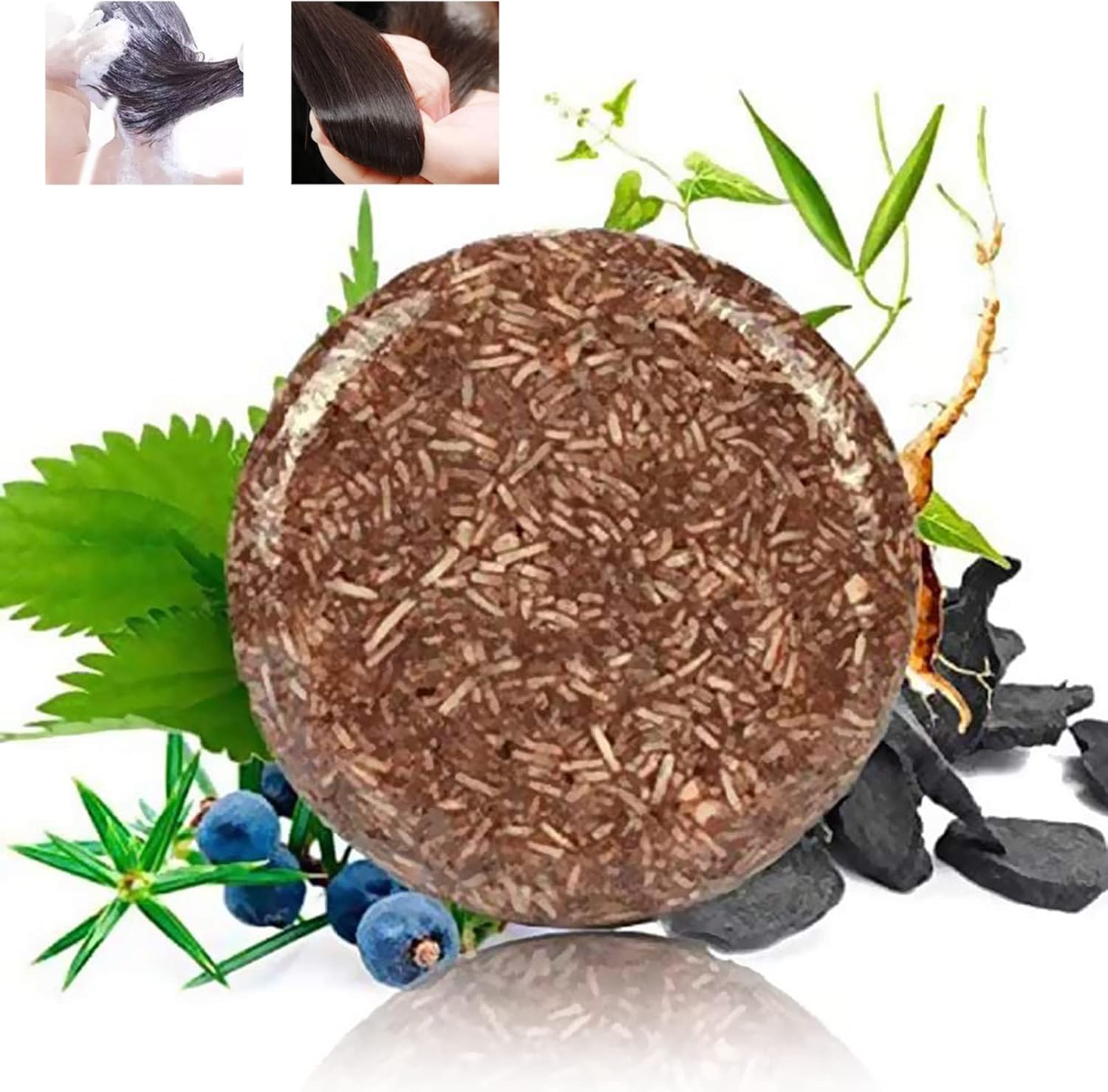 Hair Hira Darkening Shampoo Bar Beard Darkening Shampoo Soap Grey