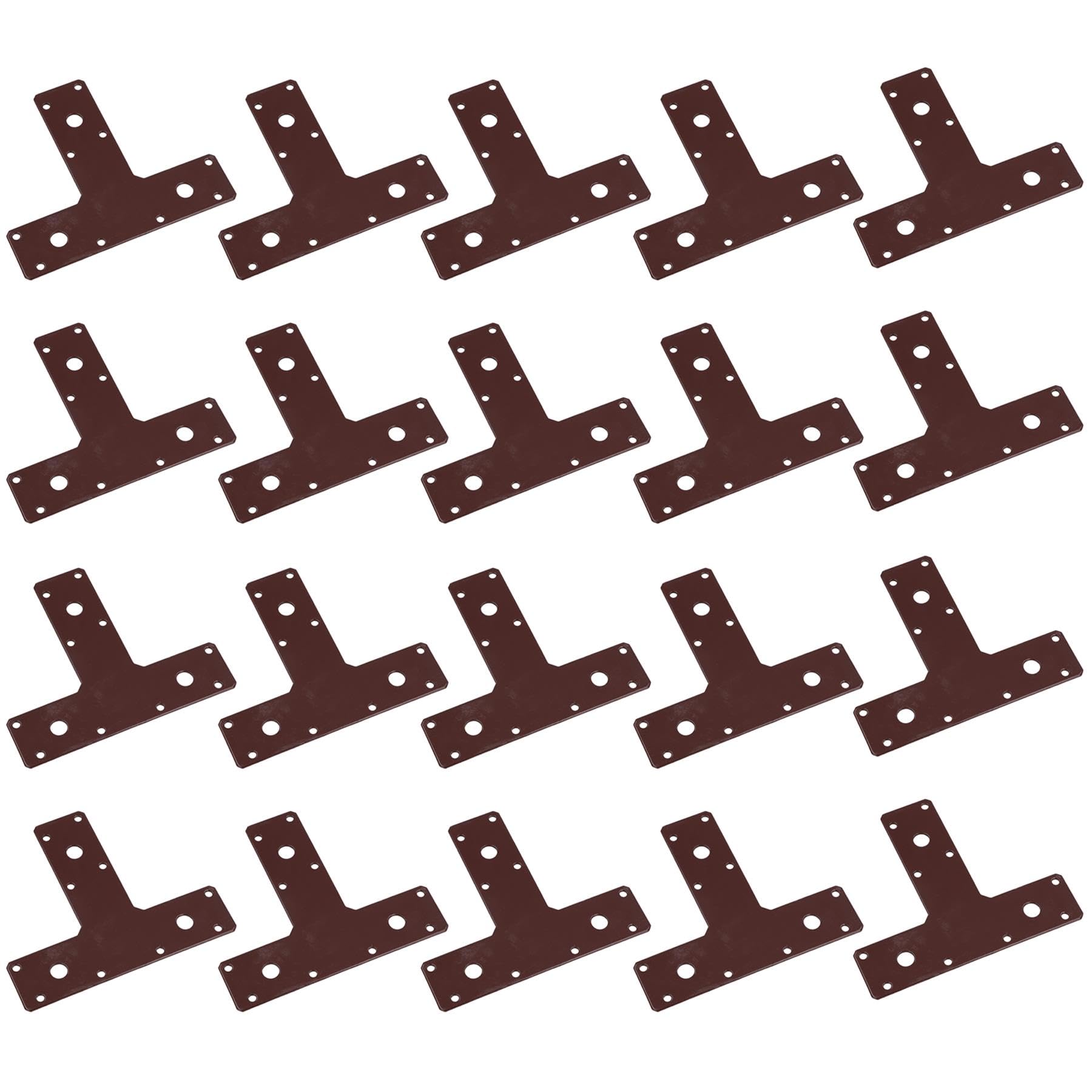Plaques de fixation en forme de T 150x90x37 connecteur bois équerre angle droit