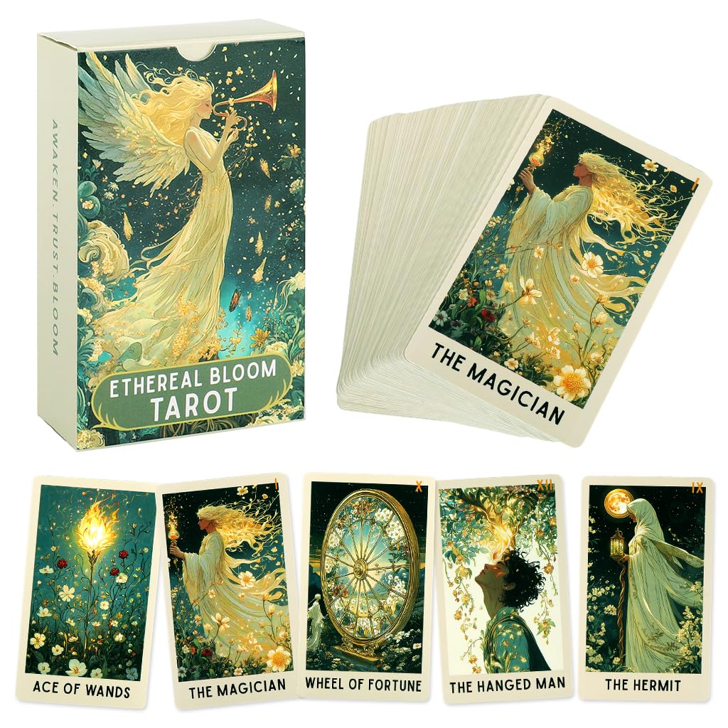 Zibuyu Store Zibuyu Fantasy World Tarot Cards 78-Card Deck - Image 1