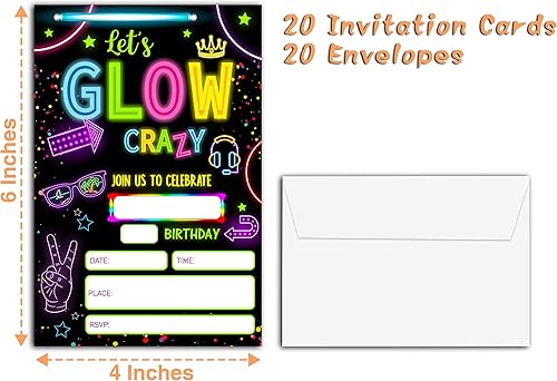 Miniatura 2 de HBYQK-B50 - Invitaciones de fiesta de primer cumpleaños con arcoíris bohemio, 20 unidades, con purpurina dorada, para fiesta de cumpleaños