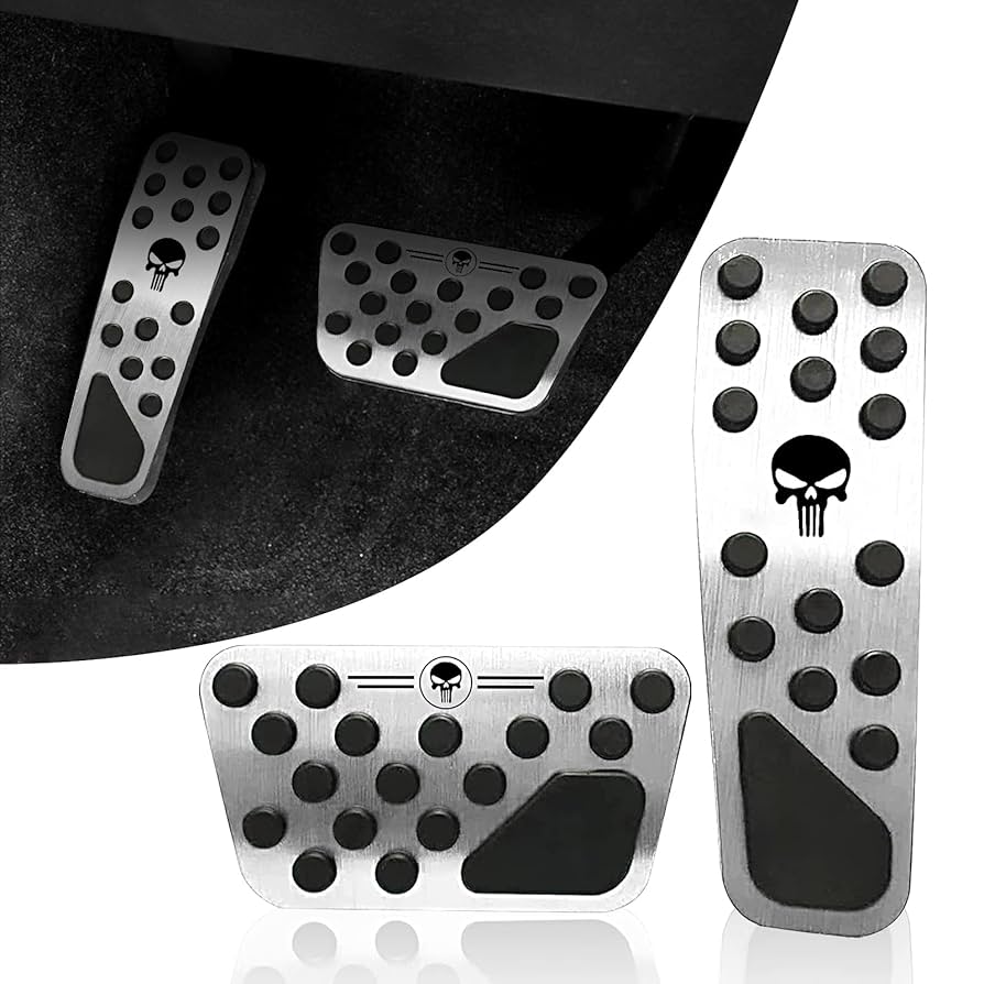 Amazon.com: neynavy 2 PCS Aluminum Alloy Brake Gas Pedal