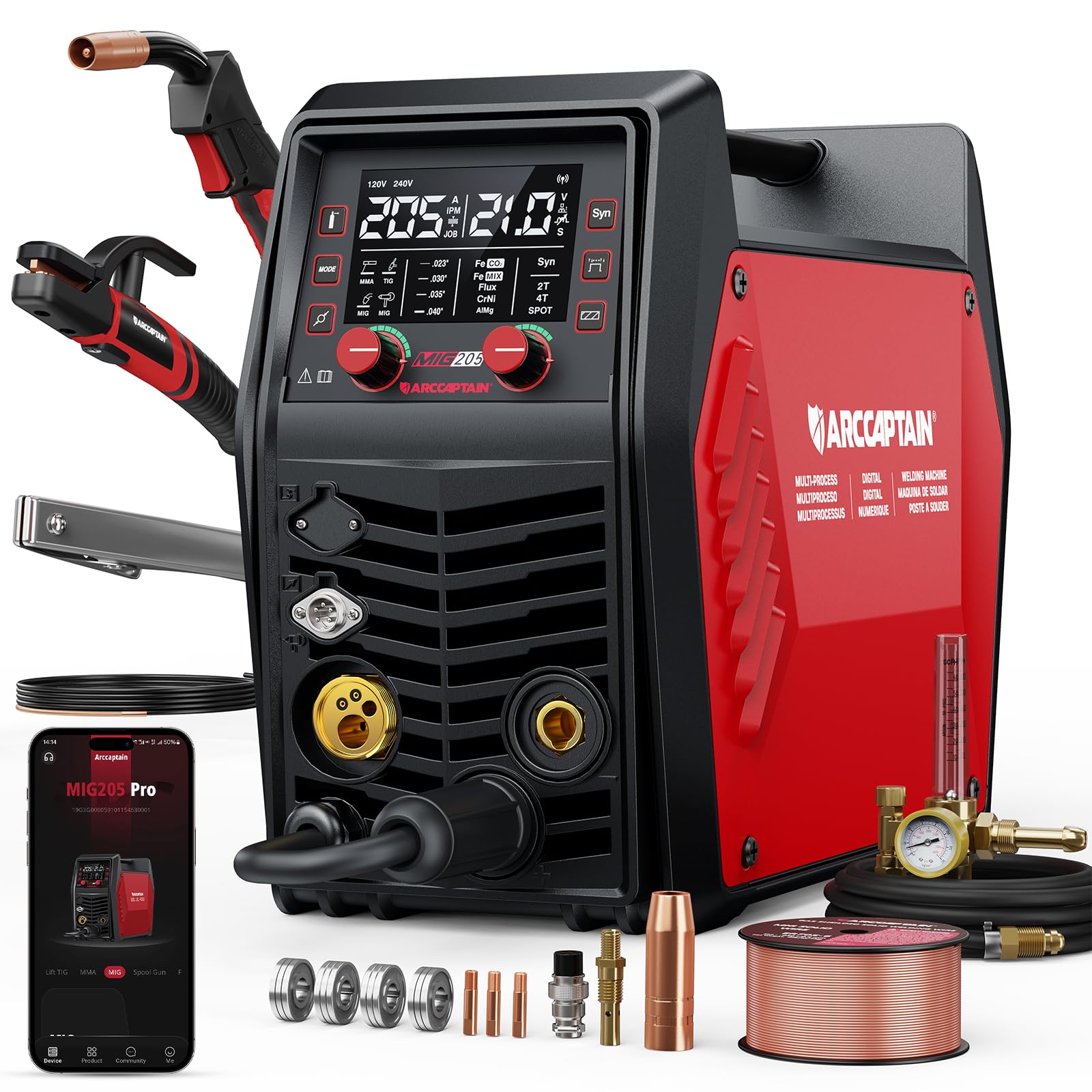 ARCCAPTAIN iControl MIG205 Pro
